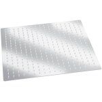 Tete de douche pluie carr en acier inox 40cm - haute pression pommeau douche, conomiseur d'eau, buses ...