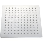 Tte douchette carr, pommeau douche en acier, chrom, 30 x 30 cm - ahlsen