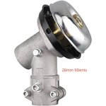 T�te d'engrenage debroussailleuse universelle bo�te de vitesse de tondeuse � gazon (28mm, 9 dents, deux ...