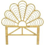 Vente - unique - tte de lit 110 cm - rotin - naturel - flosia