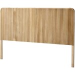 Nordlys ? t�te de lit 160 cm en bois massif h�tre laqu� ? dimensions 165 x 3 cm ? pour cadre de lit moderne ...