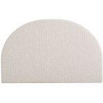 T�te de lit 160 cm - tissu textur� - beige - panioti