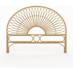 T�te de lit 180 cm en rotin - bahia