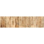 Tte de lit 200 cm bois de manguier brut massif
