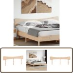 Vidaxl - tête de lit 200 cm bois massif de pin - tête de lit - meuble de chambre - tête de lit bois - ... Vidaxl - tête de lit 200 cm bois massif de pin - tête de lit - meuble de chambre - tête de lit bois - ...