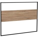 5five simply smart - tte de lit aliaj 165cm effet bois - 5five