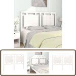 Tête de lit blanc 140, 5x4x100 cm bois massif de pin - tête de lit - tête de lit bois - tête de lit blanche ... Tête de lit blanc 140, 5x4x100 cm bois massif de pin - tête de lit - tête de lit bois - tête de lit blanche ...