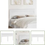 T�te de lit blanc - t�te de lit blanc 180 cm bois d'ing�nierie