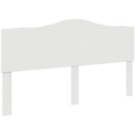 T�te de lit avec t�te de lit blanc 180 cm bois d'ing�nierie vidaxl