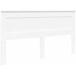 T�te de lit avec t�te de lit blanc 180 cm bois d'ing�nierie vidaxl