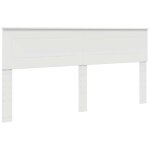 T�te de lit blanc 180 cm bois d'ing�nierie vidaxl