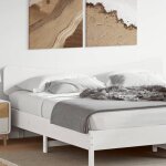 Tte de lit blanc 180 cm bois massif de pin