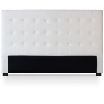 Tte de lit capitonne bouclette  amor  180cm crme