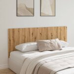 T�te de lit ch�ne artisanal 200x1, 5x80 cm bois d'ing�nierie vidaxl