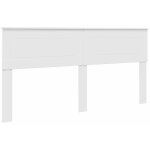 Tte de lit?dcoration murale blanc brillant 180 cm bois d'ingnierie cfw587758