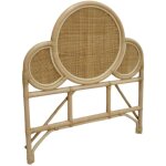 T�te de lit exotique rotin naturel chambre enfant 90 x 100 cm - lior