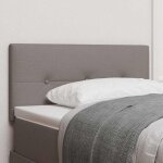Tte de lit hauteur rglable avec tte de lit taupe 80 cm tissu vidaxl