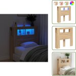 T�te de lit � led ch�ne sonoma 100x18, 5x103, 5cm bois ing�nierie - t�te de lit led - t�te de lit moderne ...