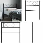 T�te de lit m�tal noir 90 cm - t�te de lit - lit simple - t�te de lit m�tal - d�coration chambre - mobilier ...