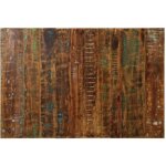 Tête de lit multicolore 120 cm bois massif récupération vidaxl Tête de lit multicolore 120 cm bois massif récupération vidaxl