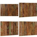 Tête de lit multicolore 120 cm bois massif récupération - vidaxl Tête de lit multicolore 120 cm bois massif récupération - vidaxl