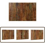 Tête de lit multicolore 120 cm bois massif récupération - vidaxl Tête de lit multicolore 120 cm bois massif récupération - vidaxl