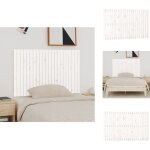 Tête de lit murale blanc 140x3x90 cm bois massif de pin - tête de lit murale - tête de lit bois - tête ... Tête de lit murale blanc 140x3x90 cm bois massif de pin - tête de lit murale - tête de lit bois - tête ...