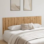 T�te de lit murale ch�ne artisanal bois d'ing�nierie