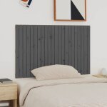 The living store tête de lit murale gris 140x3x90 cm bois massif de pin - tête de lit murale - tête de ... The living store tête de lit murale gris 140x3x90 cm bois massif de pin - tête de lit murale - tête de ...