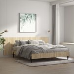 T�te de lit murale - panneau de lit suspendu ch�ne sonoma 240x1, 5x80 cm bois d'ing�nierie 759032