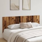 T�te de lit murale vieux bois 240x1, 5x80 cm bois d'ing�nierie vidaxl