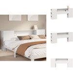 Tête de lit avec rangement blanc 180 cm bois massif de pin - tête de lit - têtes de lit - tête de lit ... Tête de lit avec rangement blanc 180 cm bois massif de pin - tête de lit - têtes de lit - tête de lit ...