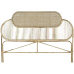 Tte de lit rotin 180x4x128 naturel marron