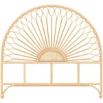 Rendez - vous dco - tte de lit en rotin naturel 140 cm - alan