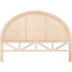 Rendez - vous dco - tte de lit en rotin naturel 140 cm - madya