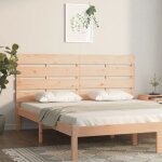 Tte de lit style classique armoire de lit - 120x3x80 cm bois massif de pin bv315513 - bonnevie