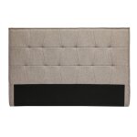 Miliboo - t�te de lit en tissu taupe l170 cm suka