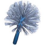 T�te de balai t�te de loup bleue