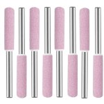 Snq - tte de polissage de meulage, 8 pcs meules pierres abrasives, meule sur tige, tige abrasive, affteuses ...