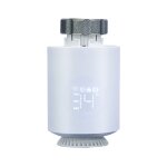Tte de radiateur intelligente, vanne thermostat connecte programmable, thermostat de radiateur lectrique ...