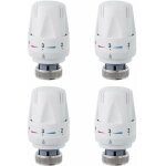 T�te de radiateur, t�te de vanne de radiateur 4 pi�ces, vanne de radiateur thermostatique m30 x 1, 5, ...