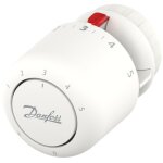 Tte thermostatique gaz danfoss aero ra click, capteur intgr, avec rglage zro