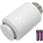 T�te thermostatique radiateur zigbee, vanne thermostatique connect�e programmable, thermostat radiateur ...