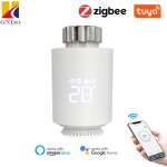 Tte thermostatique radiateur zigbee, vanne thermostatique connecte programmable, thermostat radiateur ...