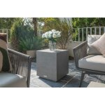 Elementi - tevere table d'appoint en bton compact robuste 45 x 45 x 50. 8 cm