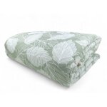 Green leaves quilt - couvre - lit en microfibre douce mi - saison 100 gr / m� - fabriqu� en italie, respirant ...