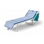Tapis pliant pour lit de plage, transat, piscine, double face 52x200 et �paisseur 2 cm, avec poign�es, ...