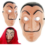 Tg64369 salvador dali la casa de papel masque d'halloween film heist
