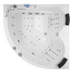 Baignoire baln�o d'angle 140x140 cm aqua droite ipower