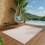 The carpet - maldives tapis extérieur boho vintage résistant beige The carpet - maldives tapis extérieur boho vintage résistant beige